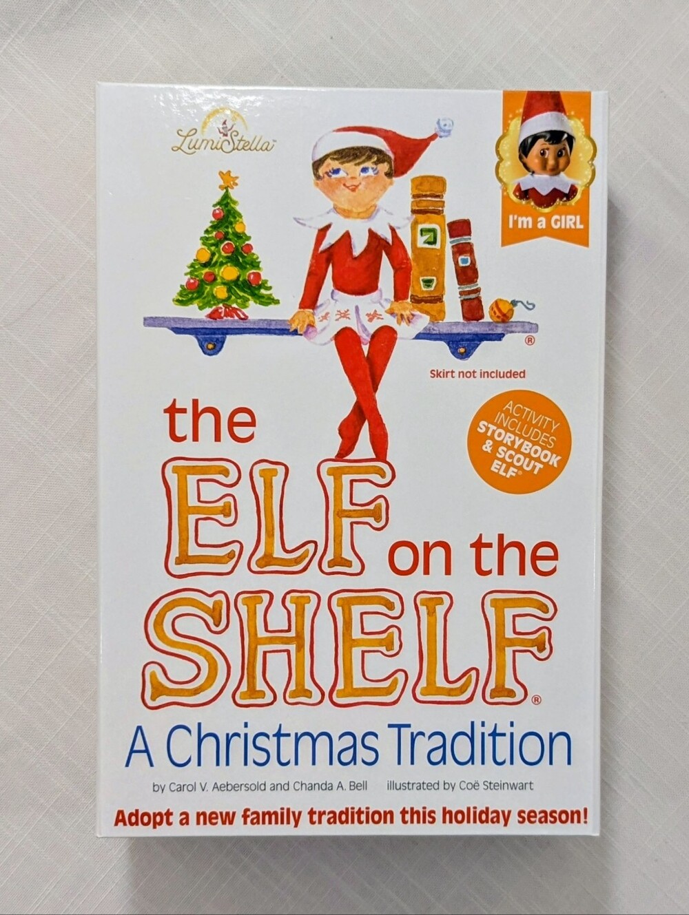 Elf On A Shelf Girl Doll NEW IN BOX Christmas Tradition Cute Toy For Kids